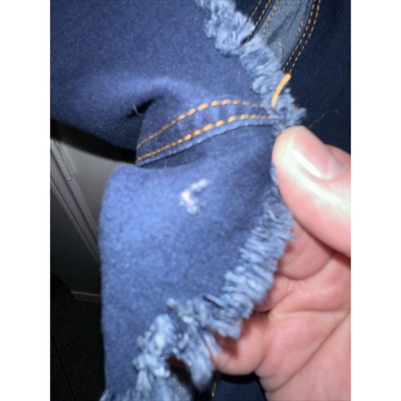 Denim Jean Skirt Midi Diamante Jeans Maxi Slit Front NWT Small S - Picture 6 of 6